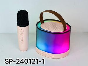 SP-240121-1 ลําโพงมินิบลูทูธแบบพกพาพร้อมไมโครโฟน Bluetooth คาราโอเกะร้องเพลงไมโครโฟนลําโพง - Product Image 3