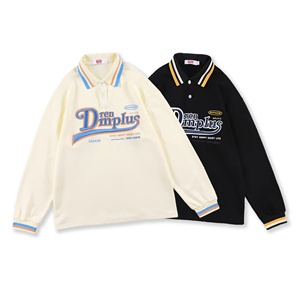<span class=keywords><strong>Polo</strong></span> <span class=keywords><strong>con</strong></span> Colletto Ricamato Personalizzato di Alta Qualità, <span class=keywords><strong>Felpa</strong></span> Oversize a Maniche Lunghe da Uomo per Streetwear - Product Image 1