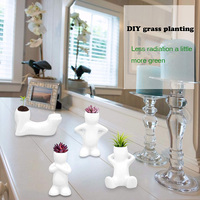 Support en céramique pour plantes aériennes en gros – Jolies jardinières de table pour la plantation DIY, décoration maison et bureau