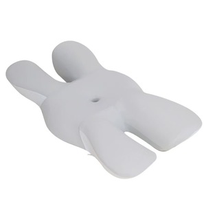 Oreiller de soutien cervical papillon, fermeté moyenne, gris, rose, bleu, pour dormeurs latéraux, pour adultes, usage en chambre - Product Image 2