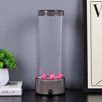 Nouvellement Design Dôme Circulaire En Plastique LED Shine Change Couleur Romantique Ambiant Élégant Commutateur Contrôle Enfant Cadeau Méduse Poisson Lampe