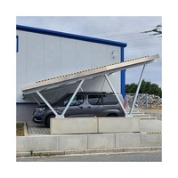 Anges Solar Carport Système de montage solaire Panneau PV Carport Parking Structure System