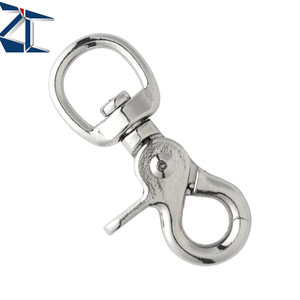 Zct0 Chất Lượng Cao Thép Không Gỉ 304/316 Cắt Kéo Snap Hook 1/2 "Kích Hoạt Carabiner Tôm Hùm <span class=keywords><strong>Claw</strong></span> Xoay Snap Hook - Product Image 3