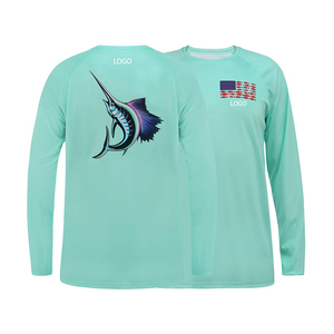 Haute qualité hommes UPF 50 chemises de pêche d'été Logo personnalisé 4 voies extensible à manches longues imperméable - Product Image 2