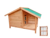 Chien en bois maison jardin extérieur chiot abri Animal cabane luxe bois grand chien chenil fabrication chinoise résistant aux intempéries