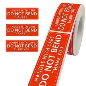 Best Price | Wholesale Custom Do Not Bend Sticker Label Rolls