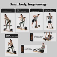 Station de musculation multifonctionnelle en acier pour entraînement complet à domicile, avec corde de traction pour le remodelage corporel et le fitness sportif