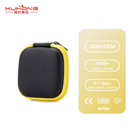 Étui de transport rigide compact en EVA, pochette de rangement personnalisable avec logo, étanche, anti-RFID, anti-écrasement, durable pour le voyage