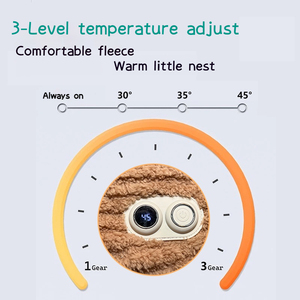 Modernes Indoor-Sicherheits-Heizbett für Haustiere Elektrisches Wärmekissen mit Konstanter Temperatur Weiches Bett für Katzen und Hunde für die Wintersaison - Product Image 3