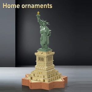 MOULD <span class=keywords><strong>KING</strong></span> 22032 Série Architecture Statue de la Liberté Ensemble de blocs de construction Modèle de monument célèbre Briques MOC Jouets pour adultes Cadeau - Product Image 5