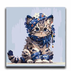 Pittura a olio digitale di nicchia avanzata di pittura a olio etnica simpatica - Product Image 3