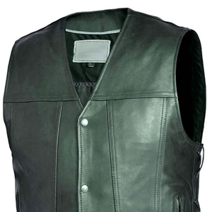 Professional High Quality Leather <b>Waistcoat</b> Biker Vest Winter Outer Wear Vintage Style Custom Designed Comfortable Leather Vest - Product Image 4
