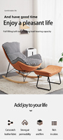 Canapé moderne simple pour adulte avec balcon Canapé paresseux imperméable et pliable pour la maison Chaise berçante Pouf Canapés pour les loisirs