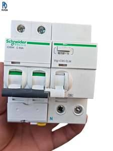 Interruptor Diferencial IC65N 2P 63A Tipo Interruptor de Sobrecarga de Bajo Voltaje Eléctrico - Product Image 1