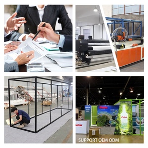 3*2.5/M 6*2.5/M Alu Khung ánh sáng tùy chọn cho biểu ngữ đứng tùy chỉnh Backdrop căng thẳng gian hàng Backdrop - Product Image 3