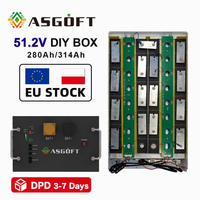 Kit de boîtier de batterie DIY 48V PL Stock 16S LiFePO4 280Ah 320Ah pour batterie lithium PV, compatible avec JK V19 Pace JiaBaiDa BMS