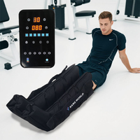 Appareil de compression séquentielle pneumatique à 6 chambres KANGWANJIA MF-8996-6D pour la récupération sportive, avec bottes de massage des jambes et pompe DVT