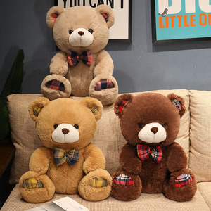 Produttore all'ingrosso pelliccia di coniglio orsacchiotto bambola orso farcito coccole bambola regalo di nozze orso - Product Image 2