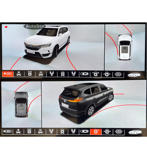 Phù Hợp Với Ban Đầu OEM Màn Hình Cho Honda Breeze 360 Độ Máy Ảnh 3D Bird Nhìn Toàn Cảnh Phía Trước Phía Sau Side Surround Bãi Đậu Xe Xếp Kit - Product Image 2