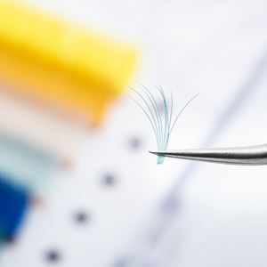 Extension per ciglia di colore Super morbido ciglia 3D venditore all'ingrosso di seta OEM colorato facile extension per ciglia - Product Image 5