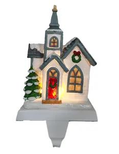 Top Grace Christmas Decorations Micro Resin House Small Ornaments Christmas Items