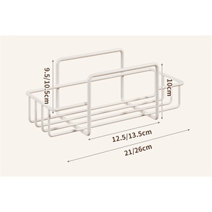 Support mural multifonctionnel auto-adhésif en alliage de zinc pour papier toilette et serviettes, sans perçage, 35 cm, organisateur de salle de bain - Product Image 1