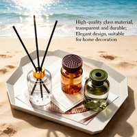 Diffuseur en verre personnalisé avec logo, diffuseur unique de forme spéciale pour emballage cadeau et coffret d'aromathérapie personnalisé
