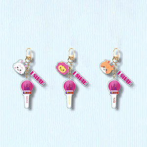 Venta al por mayor de llaveros de acrílico GIDLE con impresión UV, colgante de dibujos animados, recuerdo de moda, accesorio de estrella. - Product Image 4