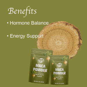ผงมาคาออร์แกนิกขายดีแบบ OEM/ODM ช่วยเพิ่มพลังงานและปรับสมดุลฮอร์โมน ขนาด 16 ออนซ์ (1 ปอนด์) – สำหรับคนทานมังสวิรัติ ปราศจากกลูเตน ปราศจาก GMO - Product Image 4
