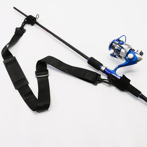 Sangle de canne à pêche multifonctionnelle réglable, sangle antidérapante en Velcro portable pour équipement de pêche - Product Image 1