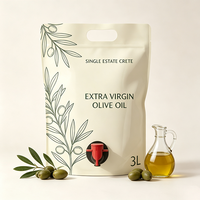 Pochette Doypack en plastique imprimée sur mesure pour huile d'olive, 2L 5L, avec bouchon verseur, sac d'emballage liquide de qualité alimentaire