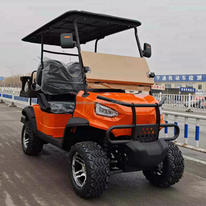 Voitures de golf électriques 3-4 places rouges les <span class=keywords><strong>moins</strong></span> chères, chariots de golf Power Glide, chariots de golf 72V avec batterie au lithium - Product Image 1