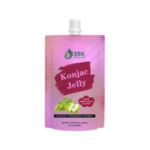 Factory Direct Konjac <b>Jelly</b> with Saturated Fat low calorie Wholesale <b>Jelly</b> in Bulk Packaging Apple Green Grape Flavor Naturally - Product Image 1