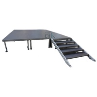 Structure de scène portable en aluminium pour grands événements, concerts en plein air, éclairage, système de scène