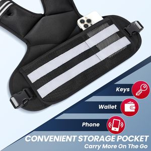 Chaleco con Peso Ajustable para Mujer, Chaleco con 6 Pesas de Arena de Hierro para Entrenamiento de Fuerza, Ejercicio Corporal, Correr, Caminar y Entrenamientos - Product Image 4