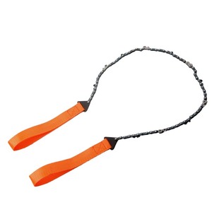 Mini Chainsaw 65cm Chain Length Orange Handle Manual Portable Outdoor Survival Garden Logging <b>Saw</b> - Product Image 2