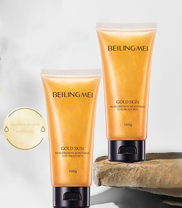 Wholesale Private Label Deep Clean 24k Foaming Facial Wash Gel Anti Acne Oil <strong>Control</strong> Whitening Skincare 24k Gold Face Cleanser - Product Image 2