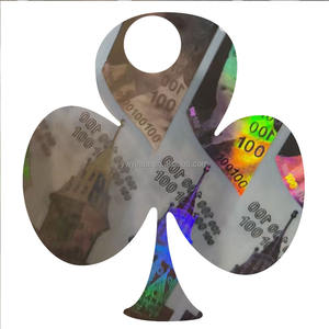 Autocollants holographiques personnalisés de haute qualité pour décorations de fête, fournitures de bricolage, jouets et billets factices - Product Image 2