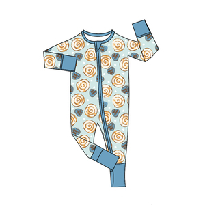 Conjuntos de Ropa Suave para Niños Pequeños con Estampado de Corazón de Canela, para Niñas y Niños, Día de San Valentín, Venta al por Mayor, Ropa para Hermanos - Product Image 3