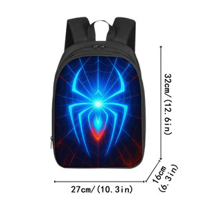 <span class=keywords><strong>Mochila</strong></span> Infantil Azul con Diseño de Araña, Cómoda y Duradera, para Estudiantes, Ideal para Sublimación - Product Image 3