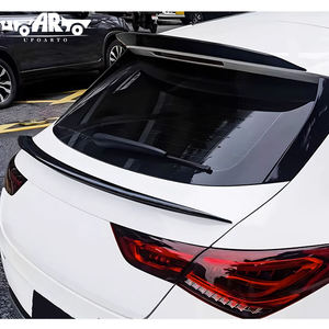 Piezas de coche HS, ala trasera media, aspecto de fibra de carbono ABS, alerón trasero para medio <span class=keywords><strong>Mercedes</strong></span> BenZ <span class=keywords><strong>CLA</strong></span> <span class=keywords><strong>Shooting</strong></span> <span class=keywords><strong>Brake</strong></span> X118 2019-2022 - Product Image 4