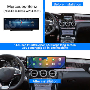 Écran de voiture <span class=keywords><strong>Android</strong></span> Classe C W204 14,9 pouces CarPlay sans fil <span class=keywords><strong>Android</strong></span> <span class=keywords><strong>Auto</strong></span> Bluetooth Lecteur DVD de voiture pour écran Mercedes Benz - Product Image 2