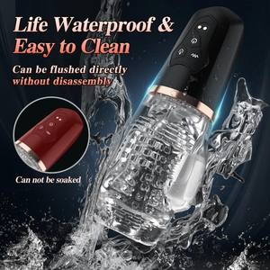 Masturbador masculino automático <span class=keywords><strong>Gay</strong></span>-Sex-Toys con 5 modos de succión y 10 vibradores Juguetes sexuales mejorados para hombres - Product Image 4