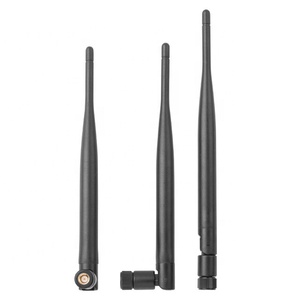 Antenne WiFi 2,4 GHz RP-SMA Mâle Pliable à Gain Élevé 5dBi en Caoutchouc pour Routeur, Contrôle de Pare-feu et Hôte, Personnalisée en Usine - Product Image 1