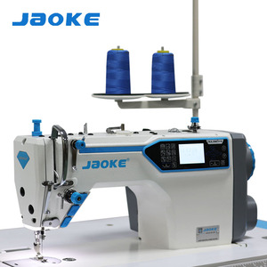 Upgraded Industrial Computerized Lockstitch Machine-<b>Stepper</b> 3 Auto Functions Flat-Bed Iron Design Automatic Lubrication - Product Image 3