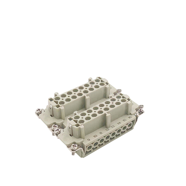 HE Series Heavy Duty Connector 16 24 32 48 Pins Industrial Electric Waterproof Connector