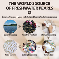 Perles d'eau douce naturelles colorées de qualité AAAA certifiées NGTC, 2-12 mm, boutons à coudre pour pulls, cardigans, robes, fabrication de bijoux