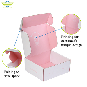 Bao bì bưu phẩm nhà máy trực tiếp tùy chỉnh logo in hộp các tông sóng hộp carton 2022 sinh thái giấy mỹ phẩm bảng sóng - Product Image 6