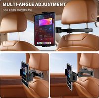Support de tablette universel pour tableau de bord de voiture, anti-poussière, en ABS, OEM personnalisé, bras rotatif extensible, pour tablettes de 4,7 à 13 pouces, vente en gros