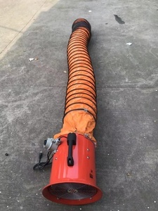 12インチ軸流式産業用吸引排気換気扇ポータブル電動ダストエアブロワーファン - Product Image 6